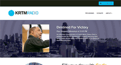 Desktop Screenshot of krtmradio.org